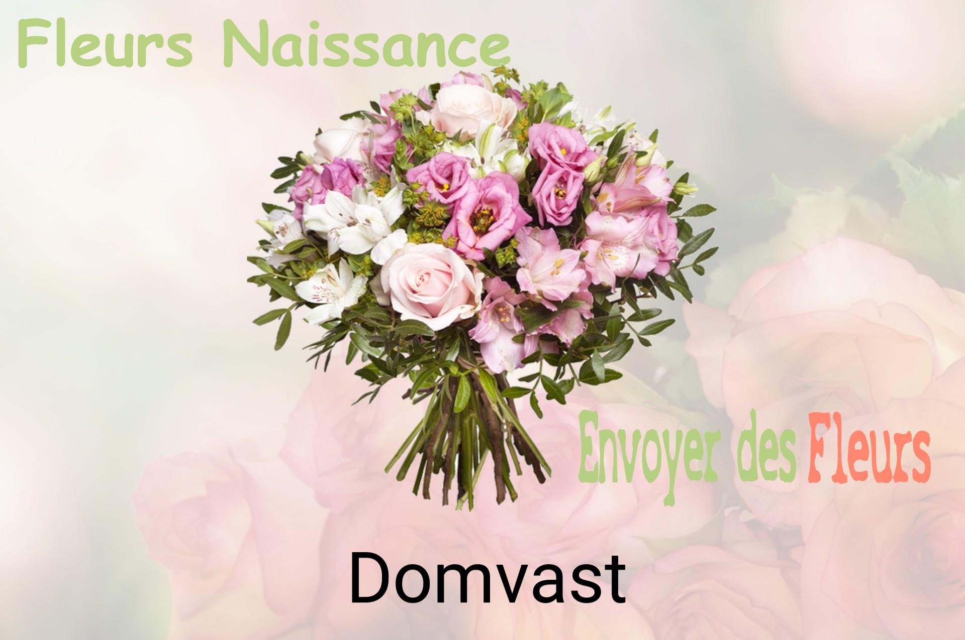 Bouquet de fleurs de naissance livré à Domvast